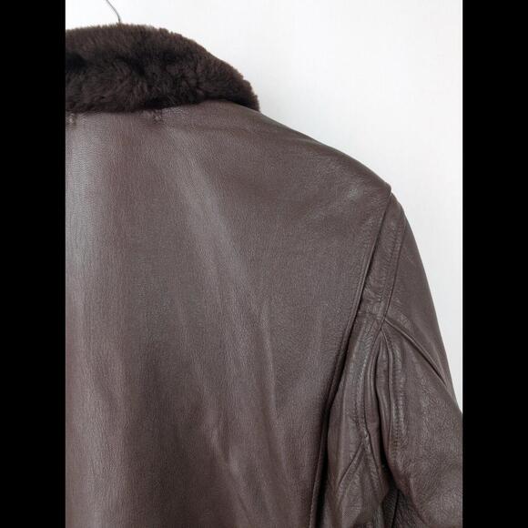 [SOLD] GIBSON & BARNES x US NAVY Men's Sz US 38R G-1 Intermediate Flight Jacket - Picture 11 of 14